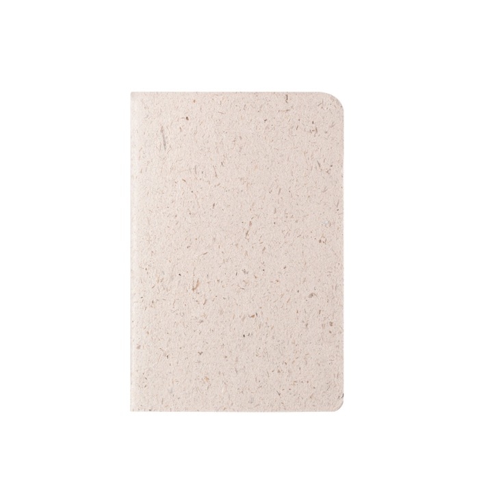 Notebook with cover and pages from organic waste, A6
