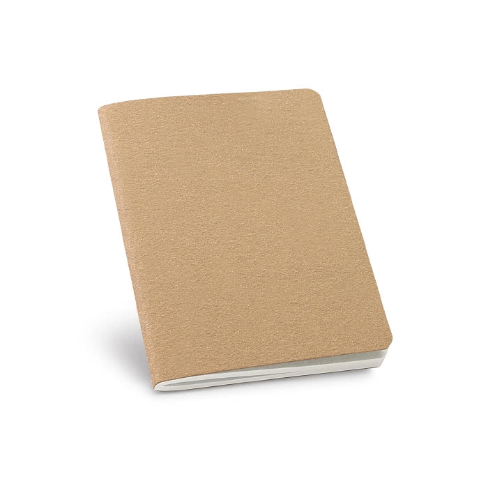 Notebook with recycled cardboard cover, B7, Journal