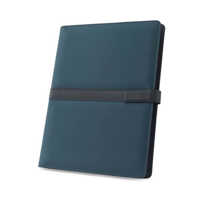 Portfolio with A4 notepad and magnetic closure, lined pages