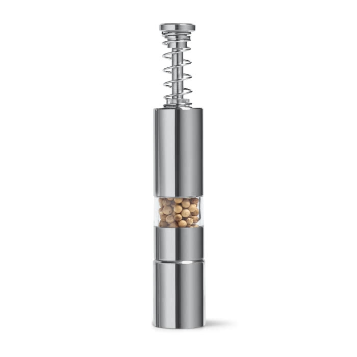 Salt & pepper mill, stainless steel