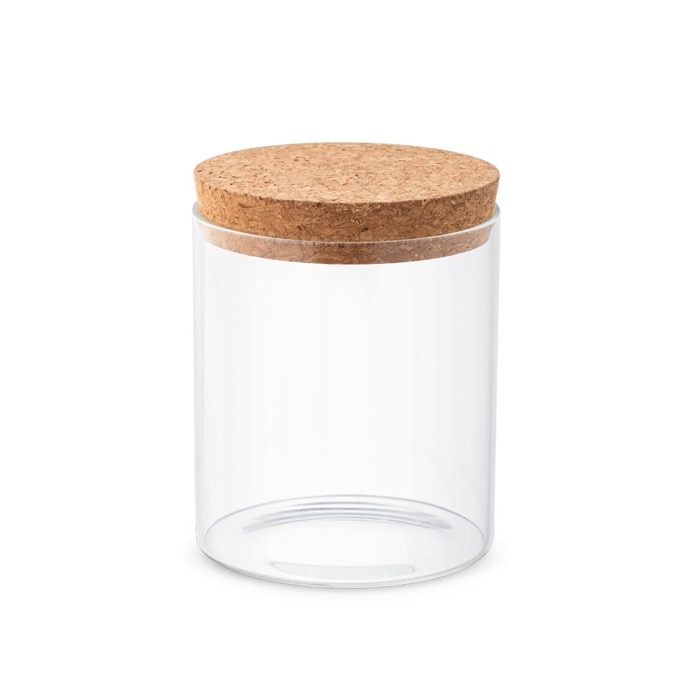 Borosilicate glass food storage jar, 700ml