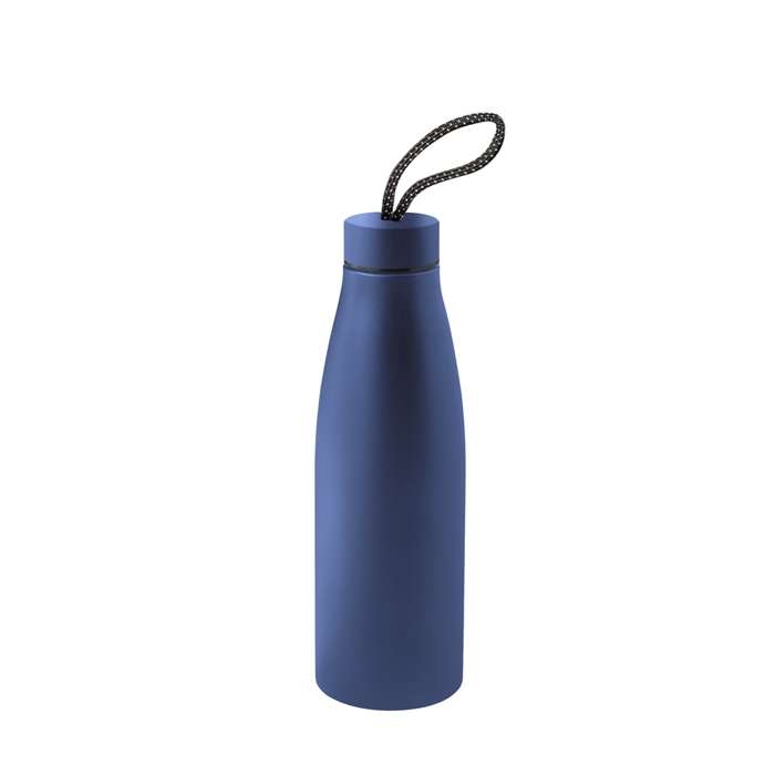 Recycled stainless steel bottle with handle, 710ml