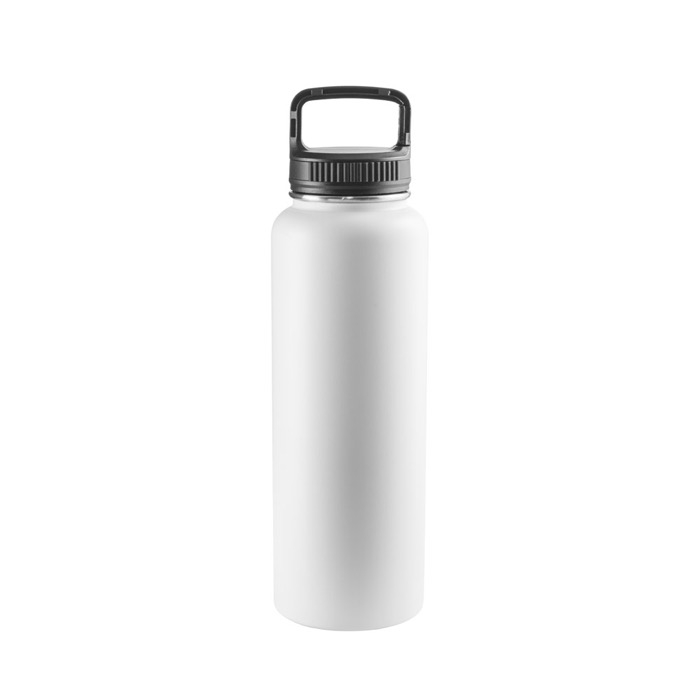 90% recycled stainless steel bottle with double wall, 1.2L