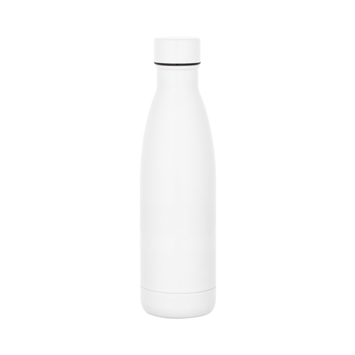 Stainless steel thermal bottle with leak-proof lid, 520 ml