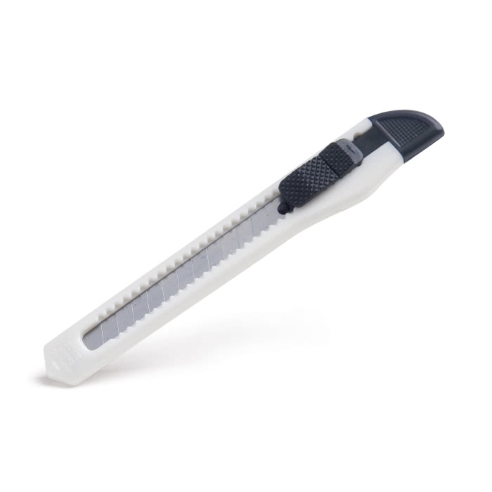 Retractable carpet knife in different colours