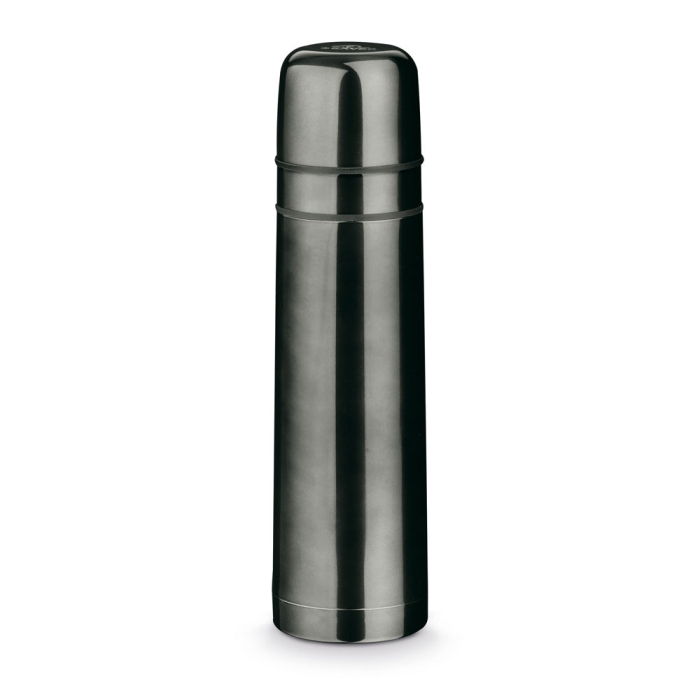 Steel thermos flask for coffee with 2 cups, Duo