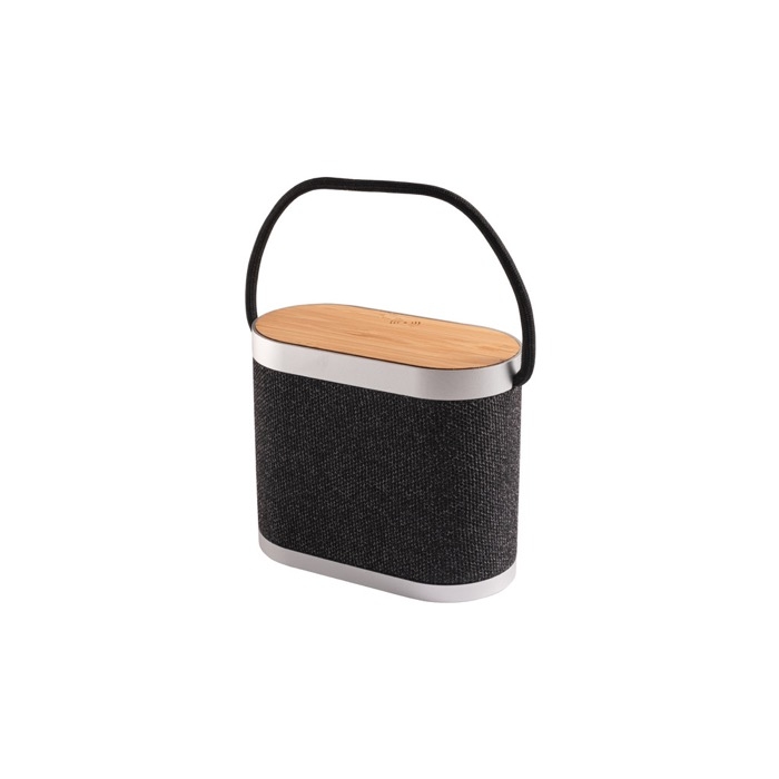 Portable RPET speaker with super-fast wireless charger