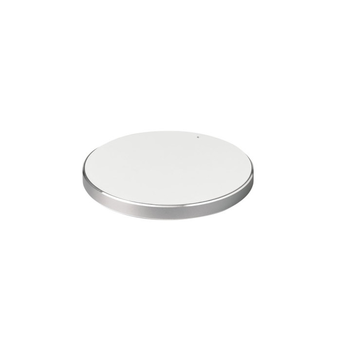 Elegant wireless mobile phone charger, aluminium