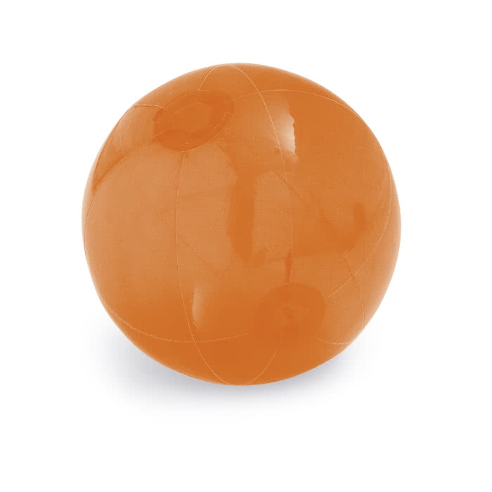 Transparent beach ball