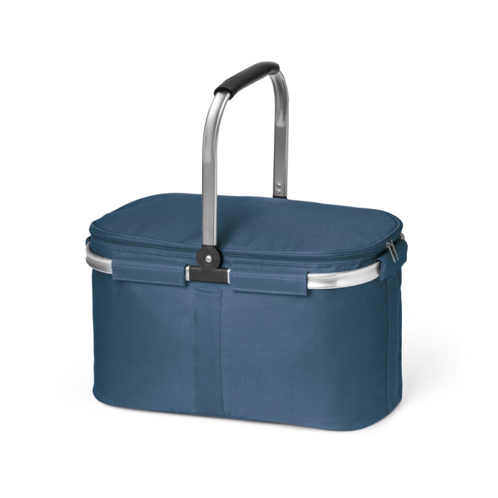 Picnic basket with zipper and lined interior, 30 L