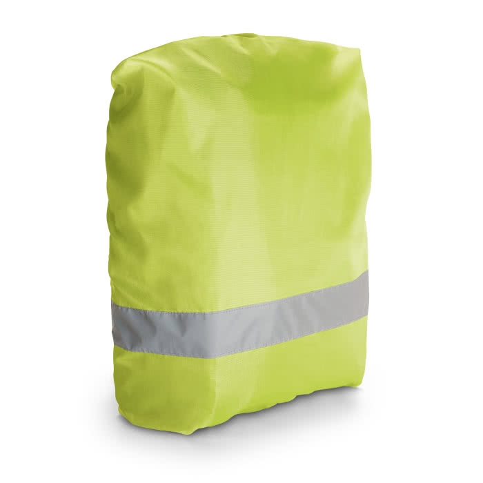 Waterproof backpack cover with reflective elements