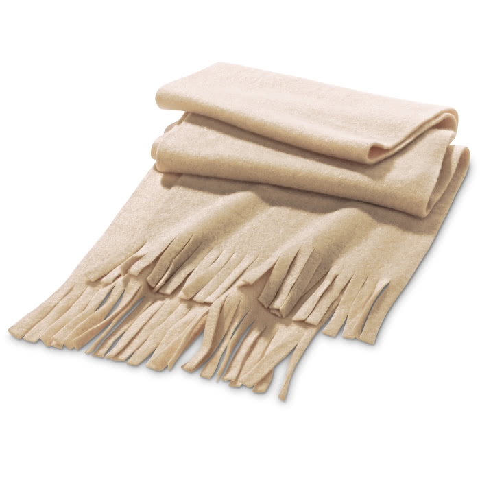 Winter scarf made of fleece in colours, Bufanda Colors
