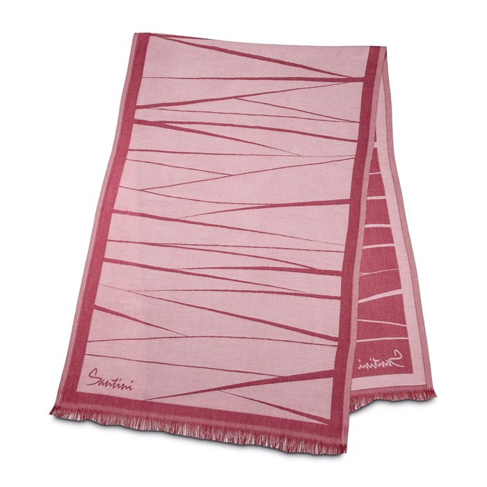 Elegant women’s scarf, viscose and polyester, 225 g/m2