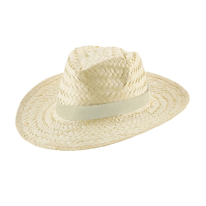 Beachtime straw hat with ribbon