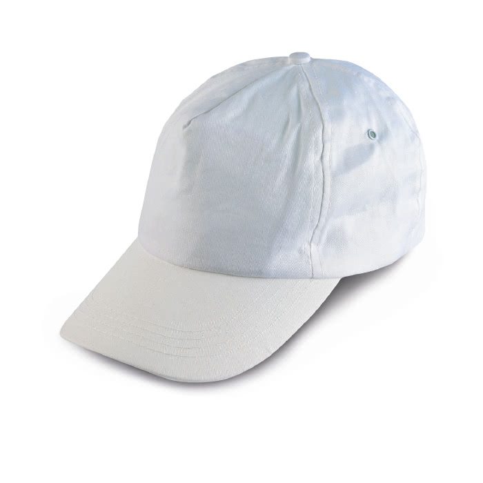 Cap with ventilation eyelets & Velcro in colours