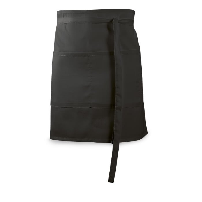 Half-apron in black, 150 g/m2, Trattoria