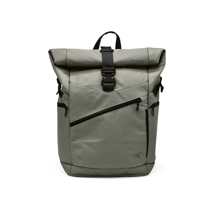 Roll-up backpack in RPET with buckle closure, 28 L