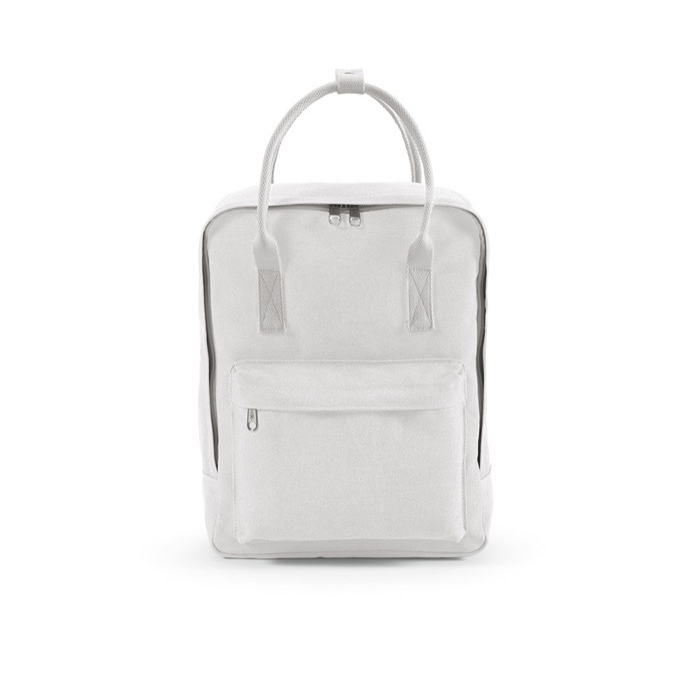 Recycled cotton backpack with handles, 450 g/m2