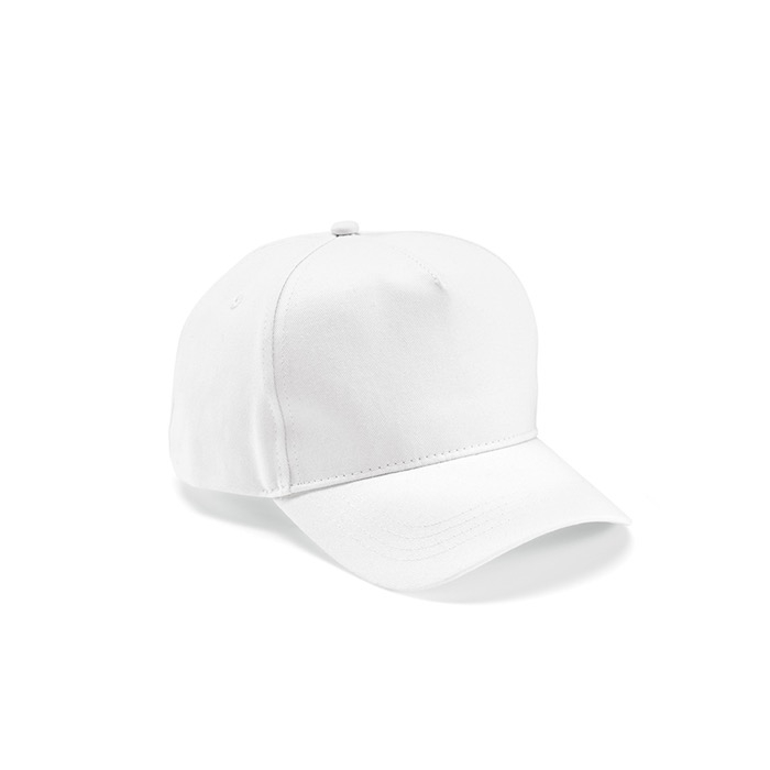 Recycled cotton cap with neck closure, 280 g/m2