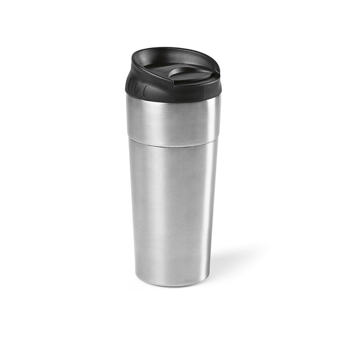 Recycled stainless steel thermal mug, 410 ml