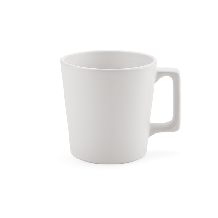 Ceramic mug with matte finish in bright colours, 310ml