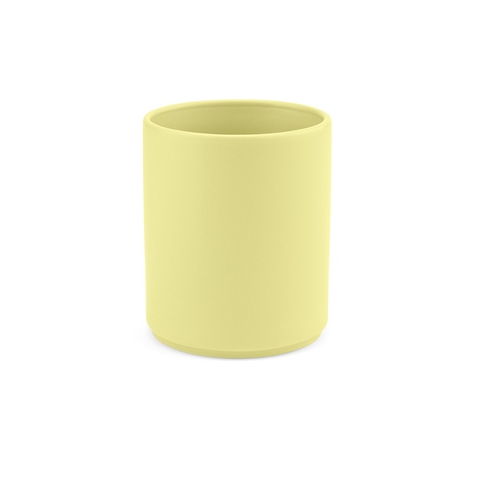 Ceramic mug with matte finish without handle, 290 ml