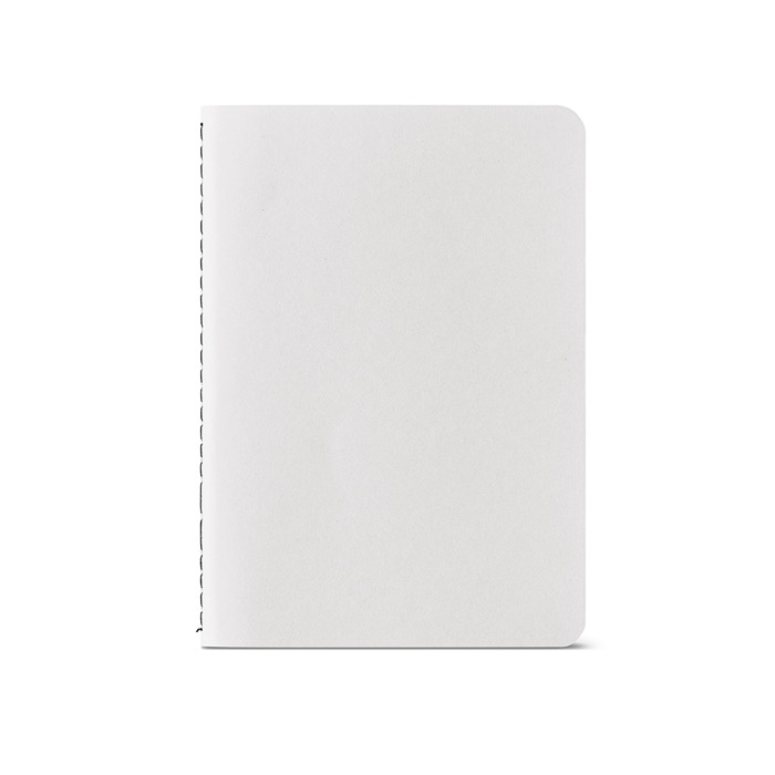 Lined notebook recycled cardboard cover, A6
