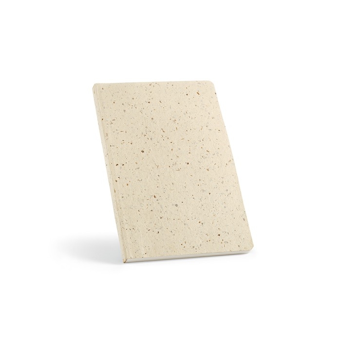 Softcover notebook made from cotton fibre & beer waste, A5