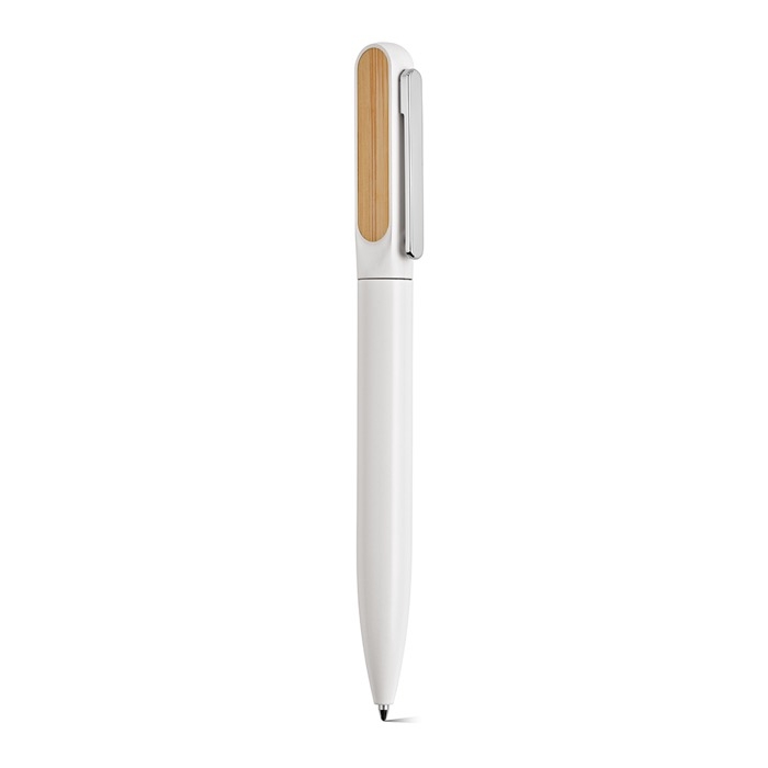Pen made from recycled aluminium with blue Dokumental® ink