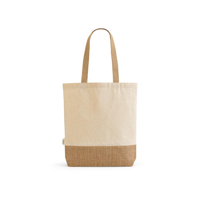 Shopping bag made from recycled cotton jute, 180 g/m2