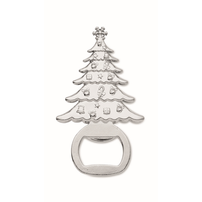 Christmas edition bottle opener in tree shape