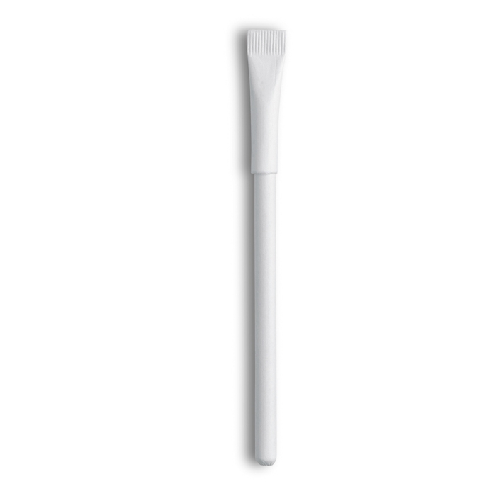 Elegant ballpoint pen made from recycled paper with blue ink
