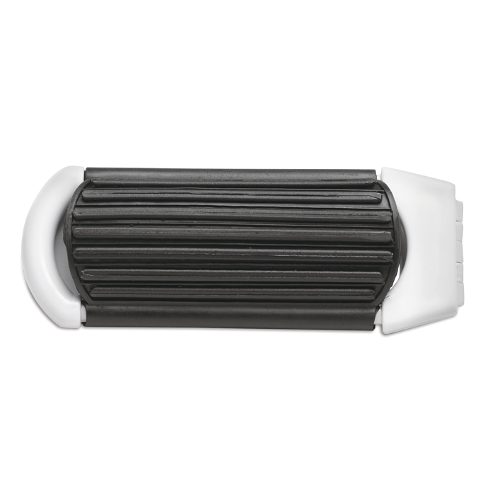 Foldable hairbrush with mirror, for promotional giveaways