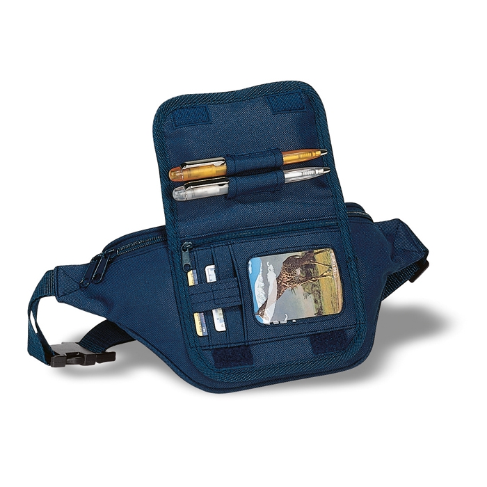Bum bag with card pocket, made of 600D polyester