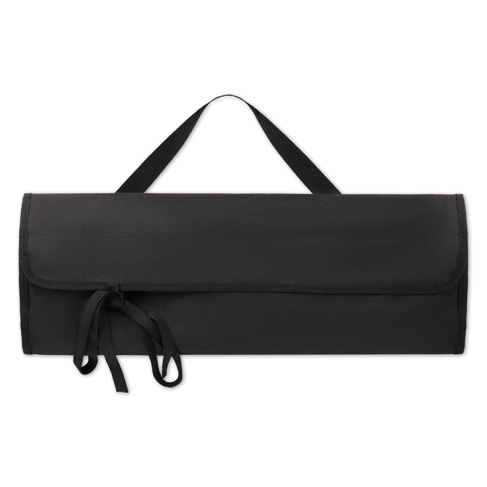BBQ apron with grill tools for summer events