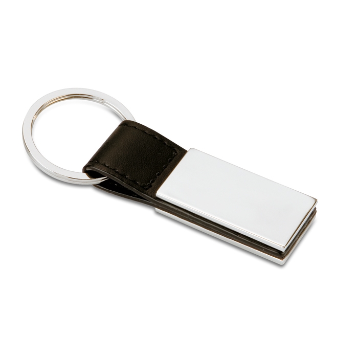 Classic metal plate keyring for promotions