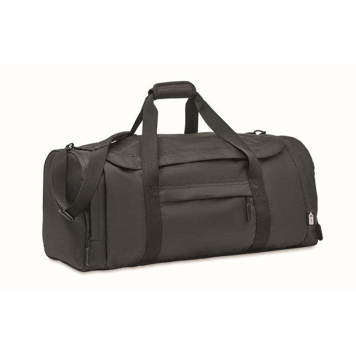 Large bag with multiple compartments and carrying strap