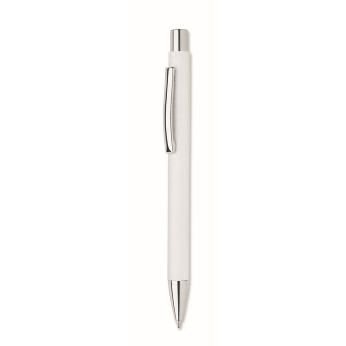 Pen made of recycled paper with blue ink
