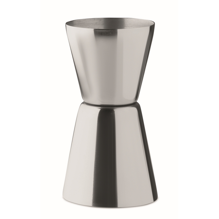 Stainless steel measuring cup in 25 and 40 ml