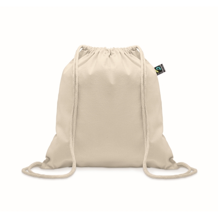 Drawstring cotton bag, load capacity: 9 kg, 180 g/m2