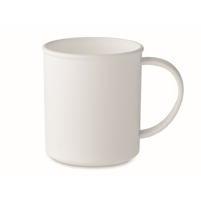 Vintage recycled plastic mug, 300 ml