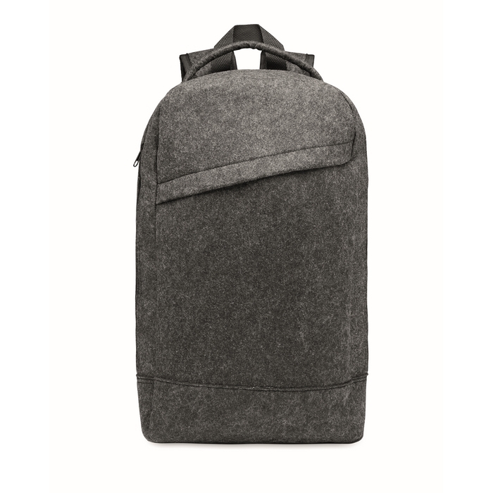 RPET felt laptop backpack with trolley holder, 13''