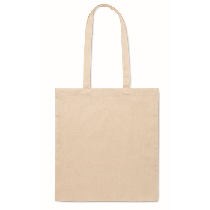 Polycotton tote bag with long handles