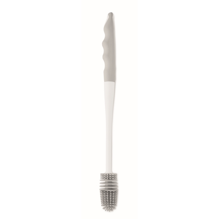 Easy-to-use plastic brush for cleaning bottles