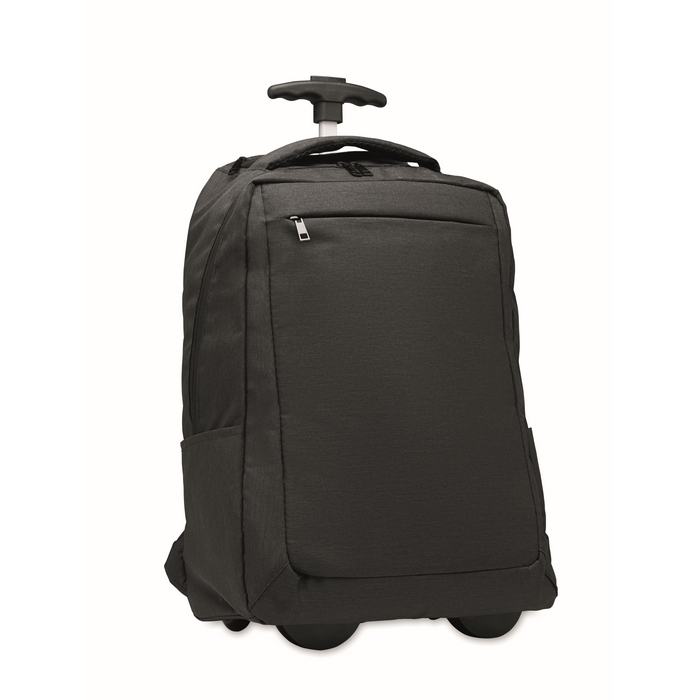2-in-1 trolley and backpack with 15 laptop compartment