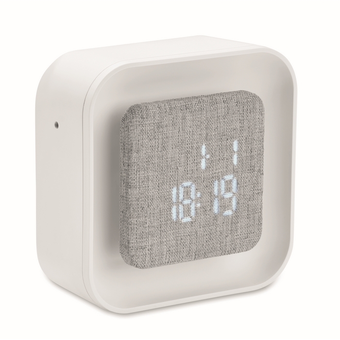 Square ABS alarm clock with adjustable ambient light