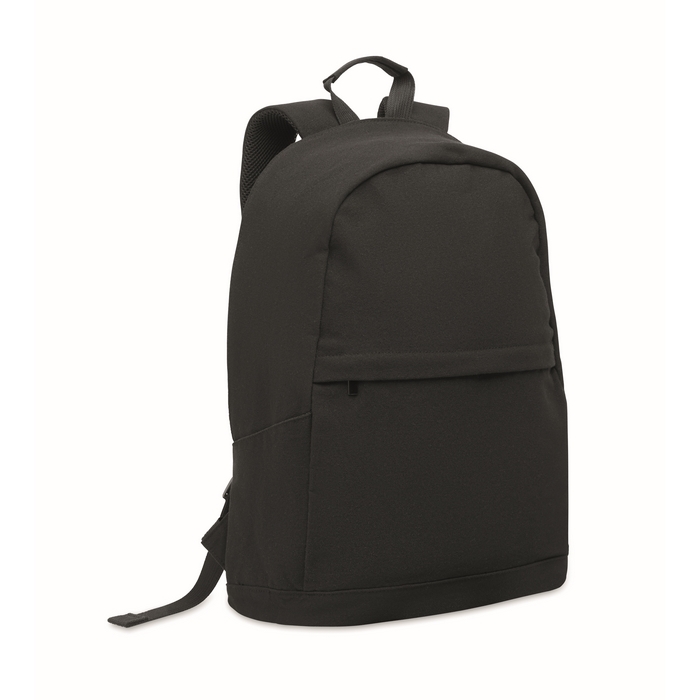 Laptop backpack in recycled materials with trolley strap, 15