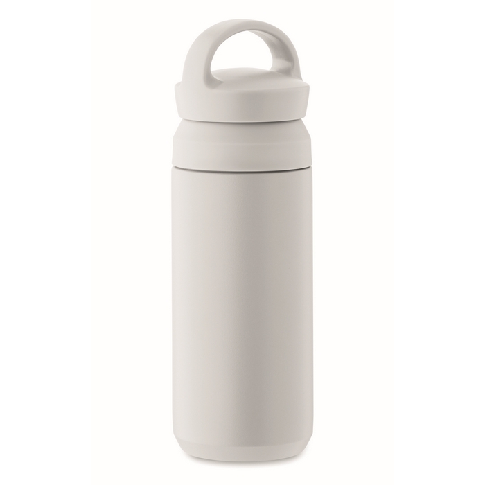 Small leak-proof stainless steel thermal bottle with handle, 320ml