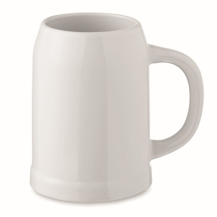 Beer stein designed for sublimation printing, 500 ml