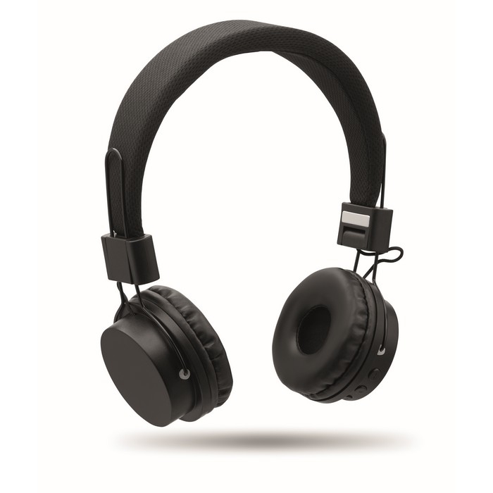 Foldable wireless headphones with built-in microphone